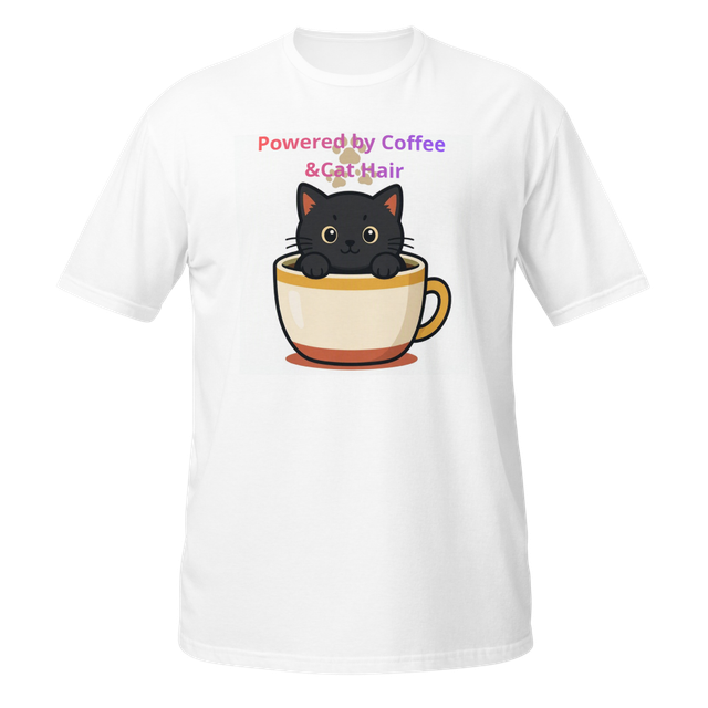 Funny Coffee and Cat Hair T-Shirt