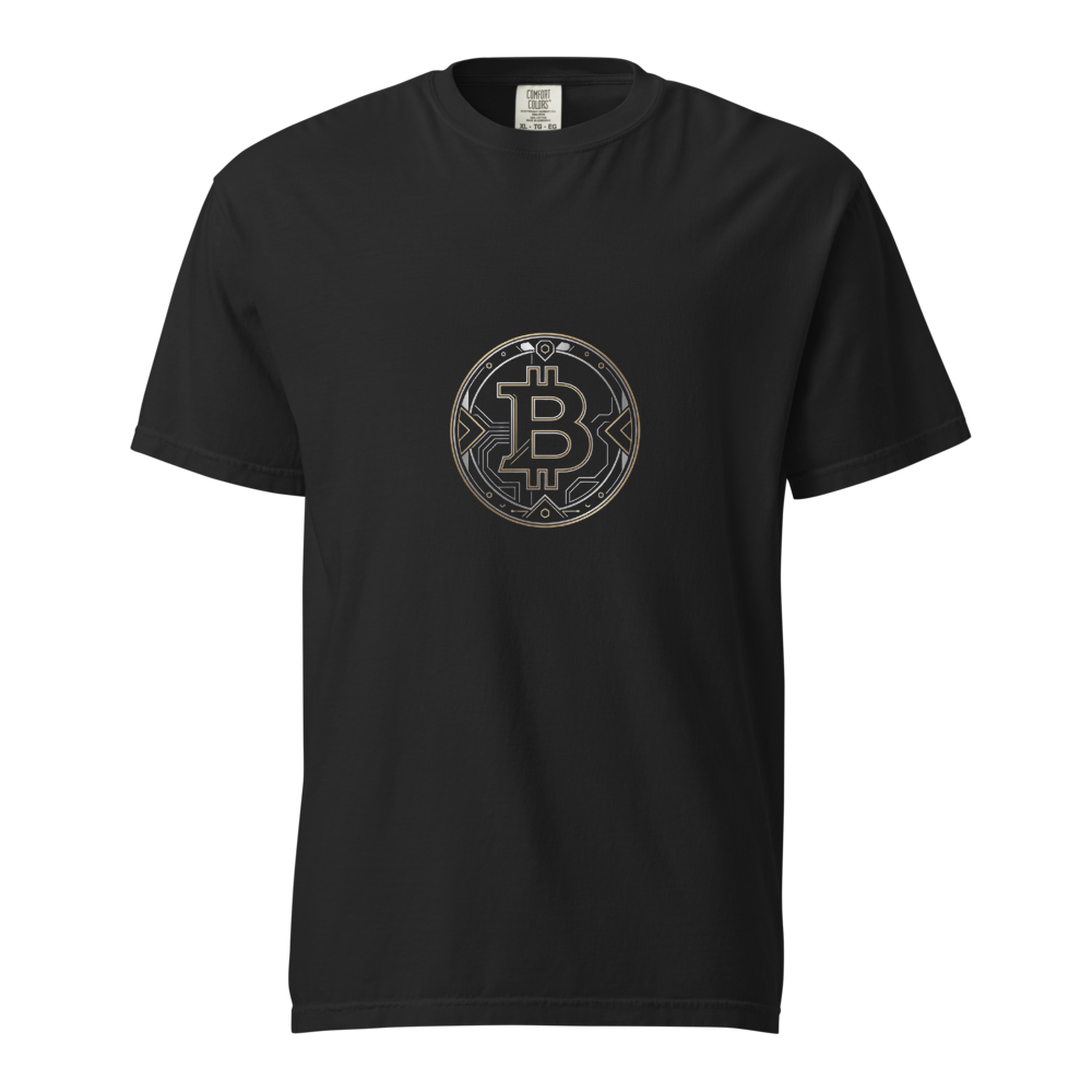 Alpha Print Bitcoin Graphic Crypto Streetwear Tee