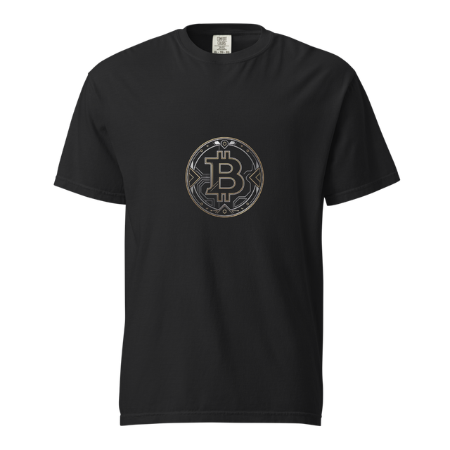 Alpha Print Bitcoin Graphic Crypto Streetwear Tee