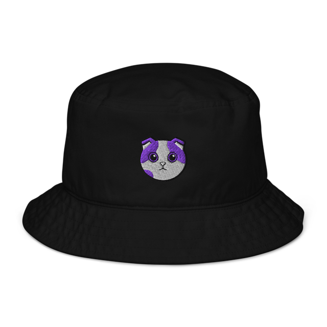 Alpha Print AI Cute 3D Hamster Organic Bucket Hat