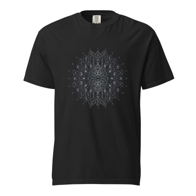 Alpha Print Geometric Mandala Streetwear T-Shirt