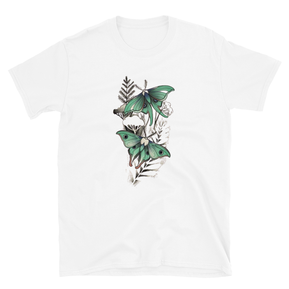 Luna Moth Graphic Tee - Soft Unisex T-Shirt