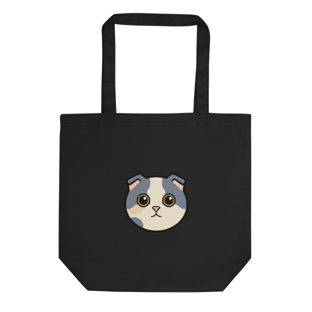 Alpha Print AI Cute 3D Cat Canvas Tote Bag