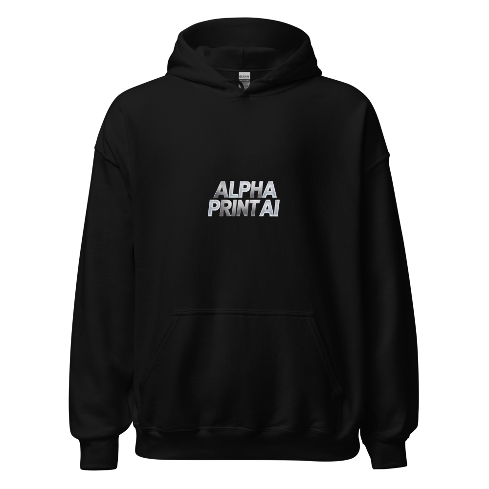 Alpha Print AI Luxury Cozy Winter Hoodie