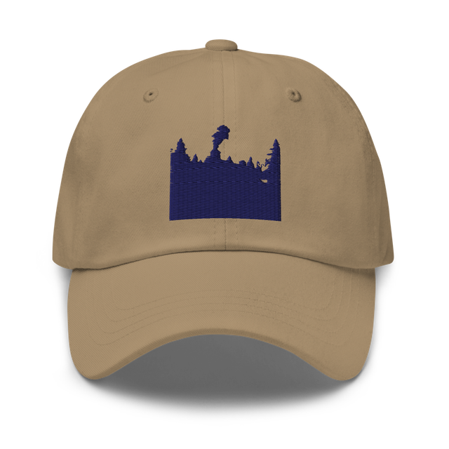 Alpha Print AI Classic Mountain Forest Dad Hat