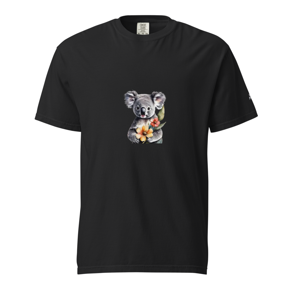 Alpha Print Cute Koala Floral Streetwear T-Shirt