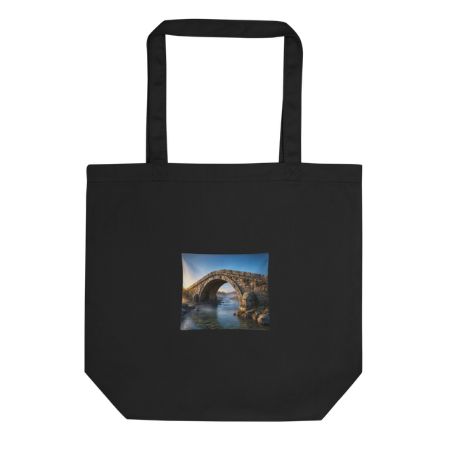 Alpha Print AI Heritage Bridge Eco Tote Bag