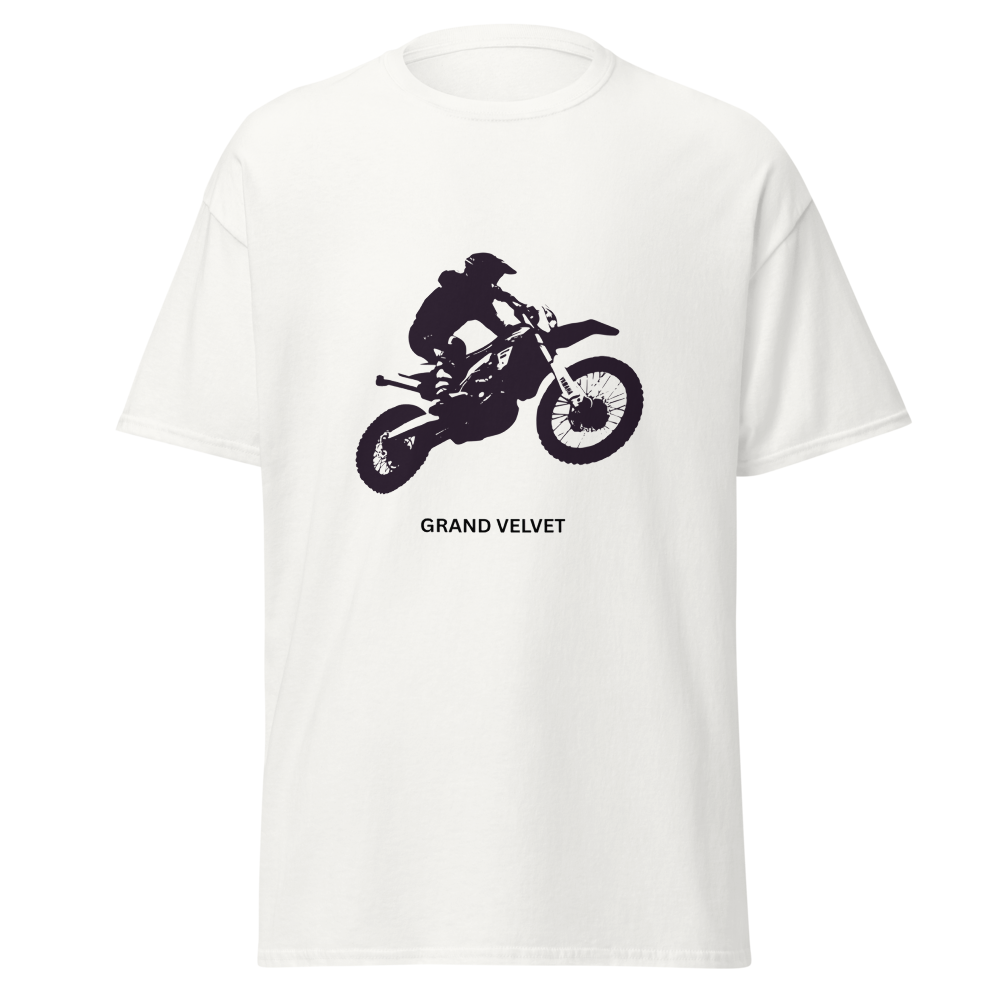 Black Horse Motorbike Stunt Classic T-Shirt