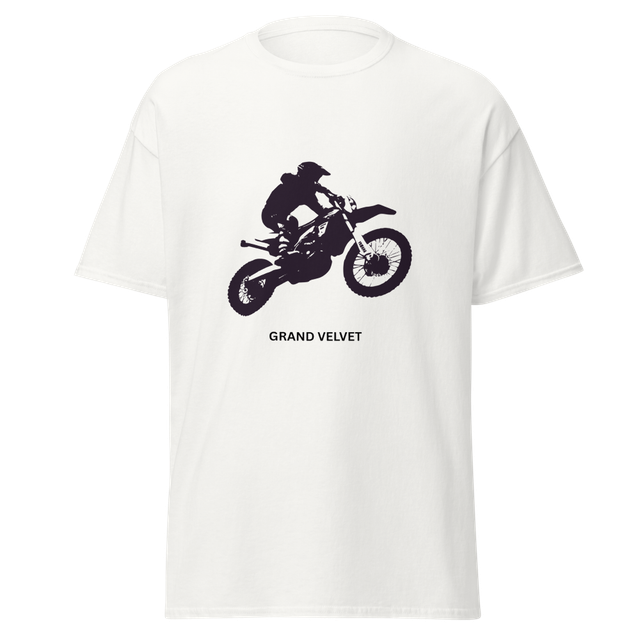 Black Horse Motorbike Stunt Classic T-Shirt