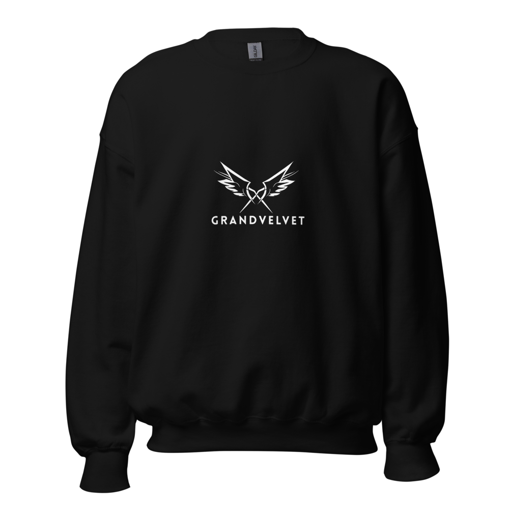 Grand Velvet Premium Stag-Print Black Hoodie