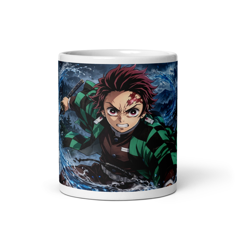 1-mug Tanjiro white mug anime lover 