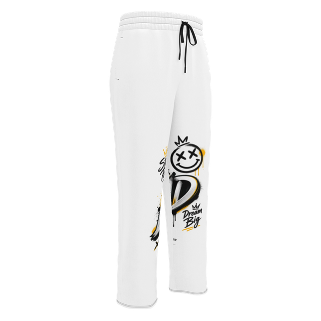Legend Crown Streetwear Wide-Leg Joggers