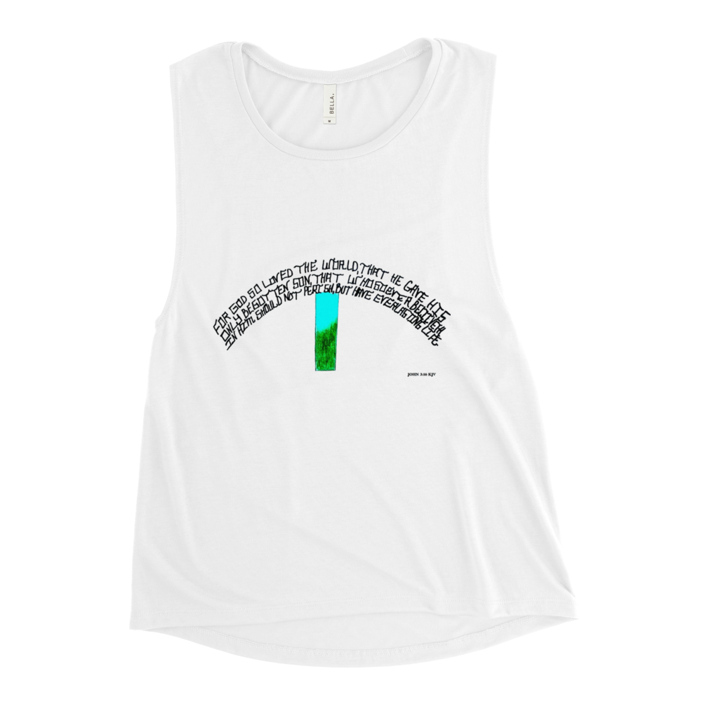 John 3:16 Women's Muscle Tank