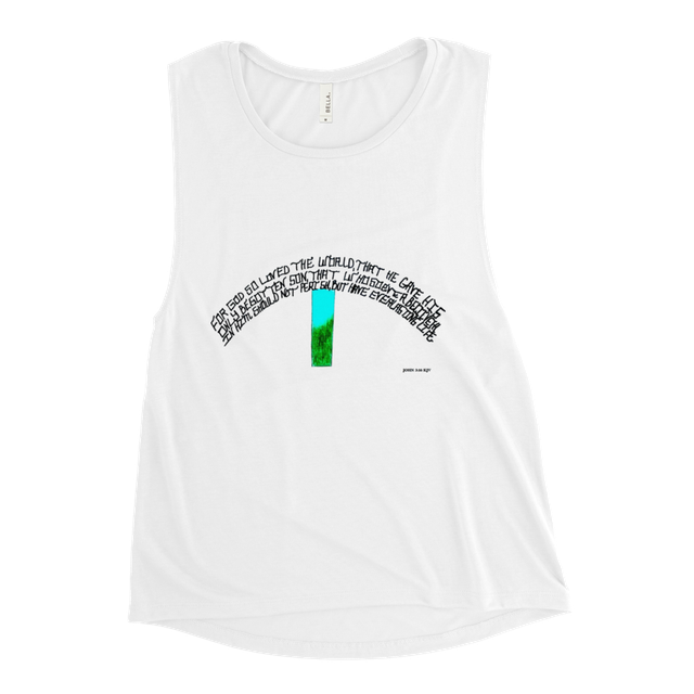 John 3:16 Women's Muscle Tank