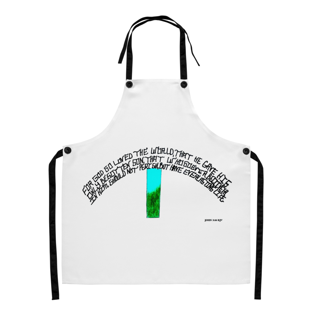 John 3:16 All-Over Print Apron