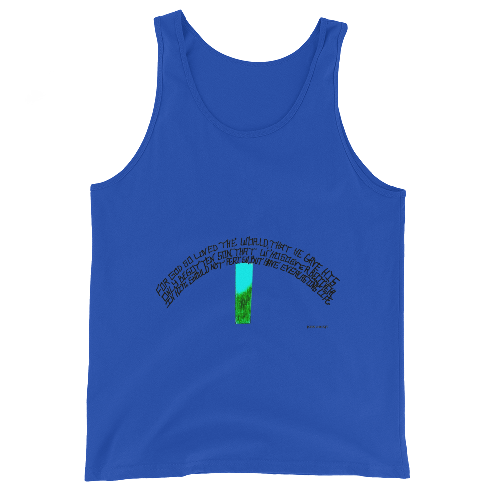 John 3:16 Men's Staple Tank Top