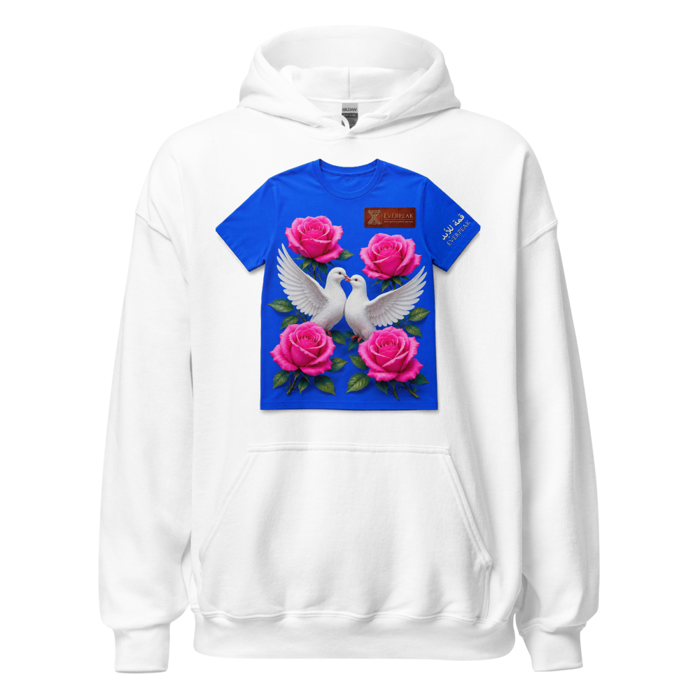 Smiling Rose and Doves T-Shirt
