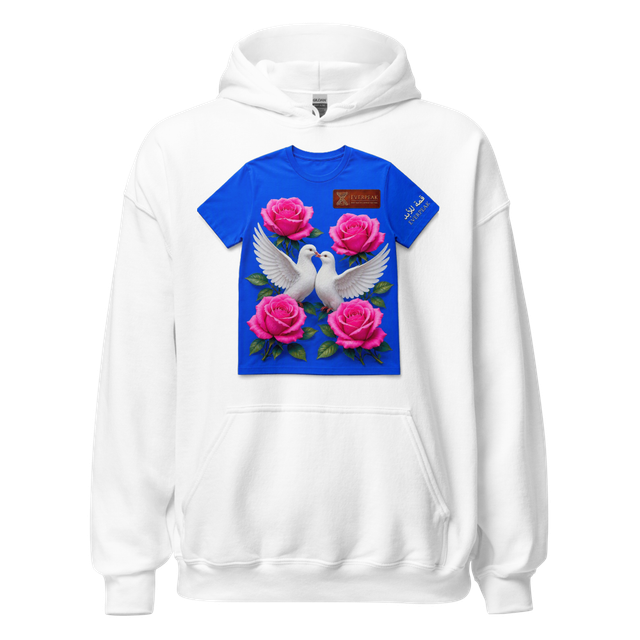 Smiling Rose and Doves T-Shirt