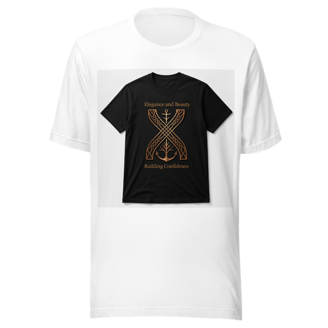 Black Artistic Graphic T-Shirt