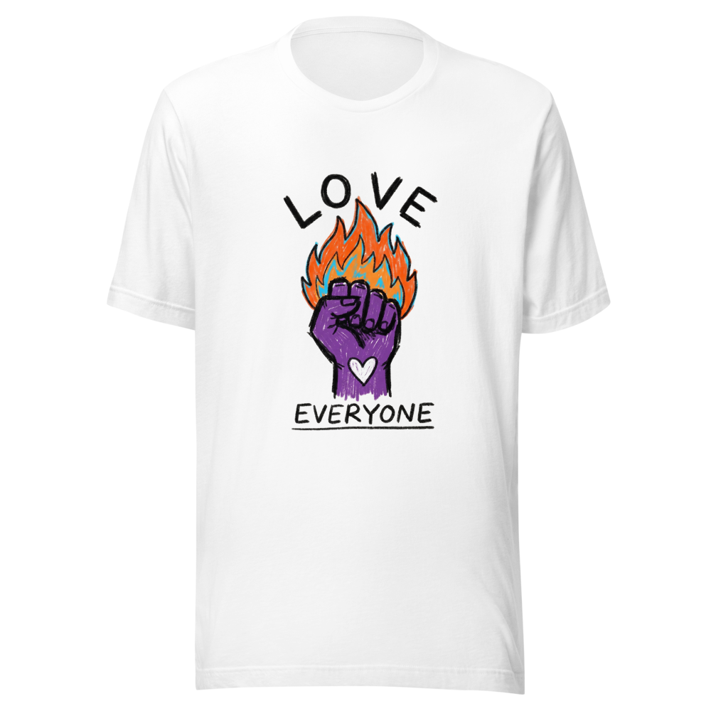 Love everyone FITTED shirt