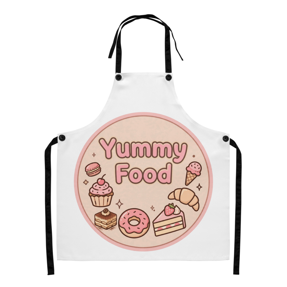 Yummy Food Apron - Cook with Love 🧁