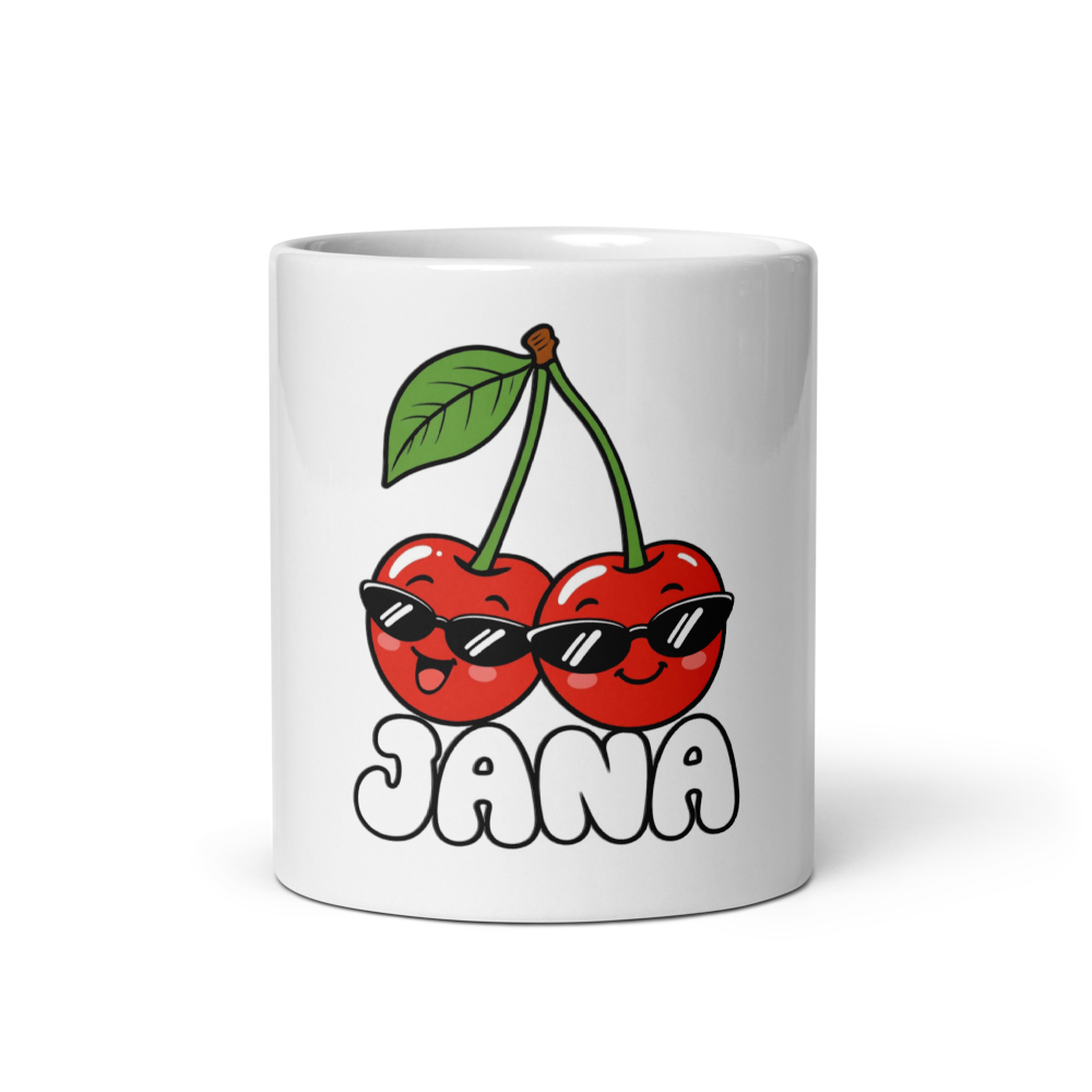 The Radiant Joy Glossy White Mug.
