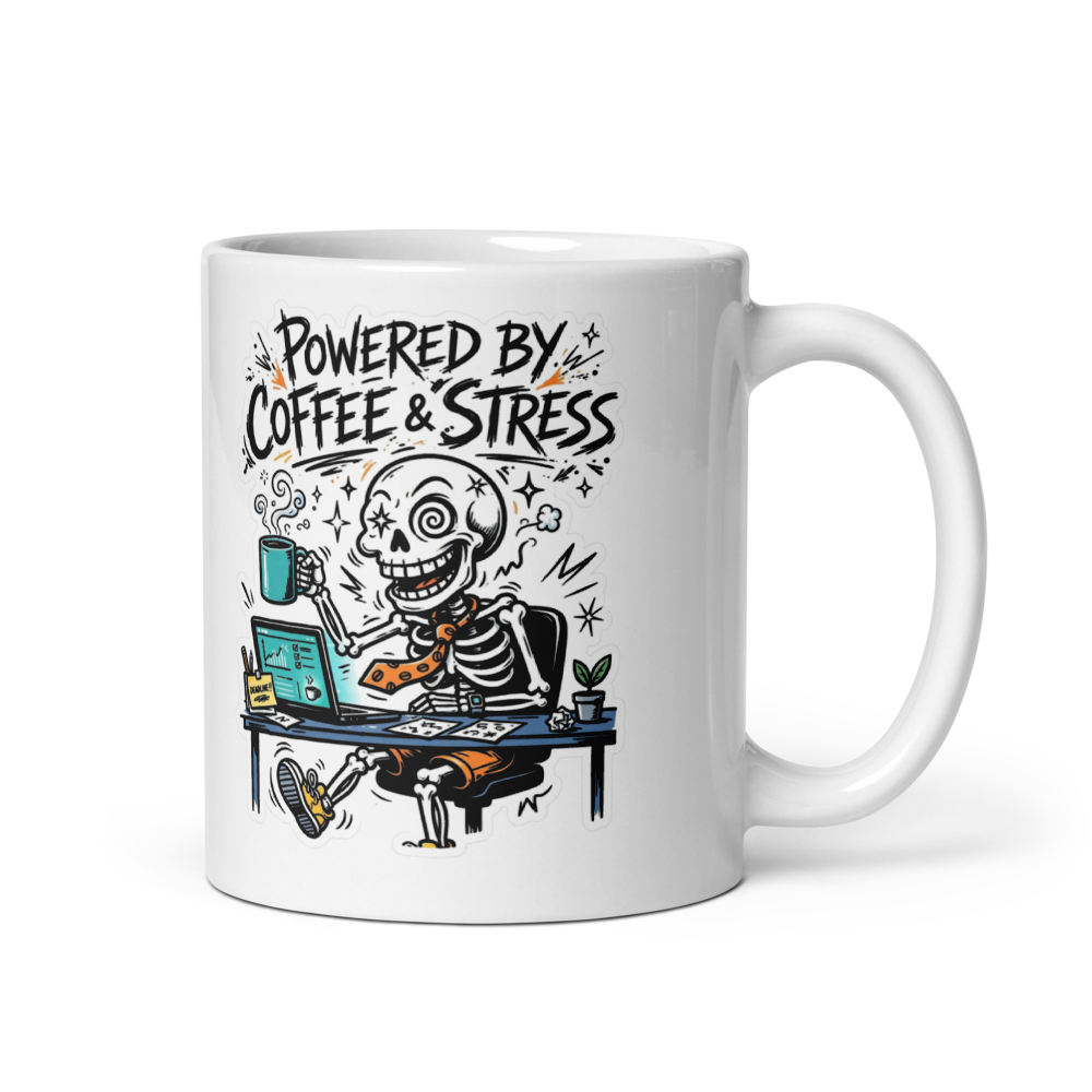 Coffee & Stress Office Mug