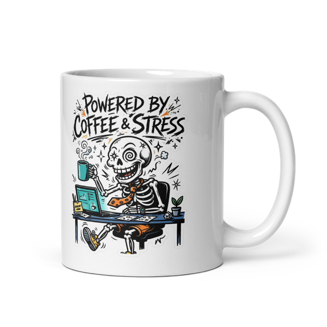 Coffee & Stress Office Mug