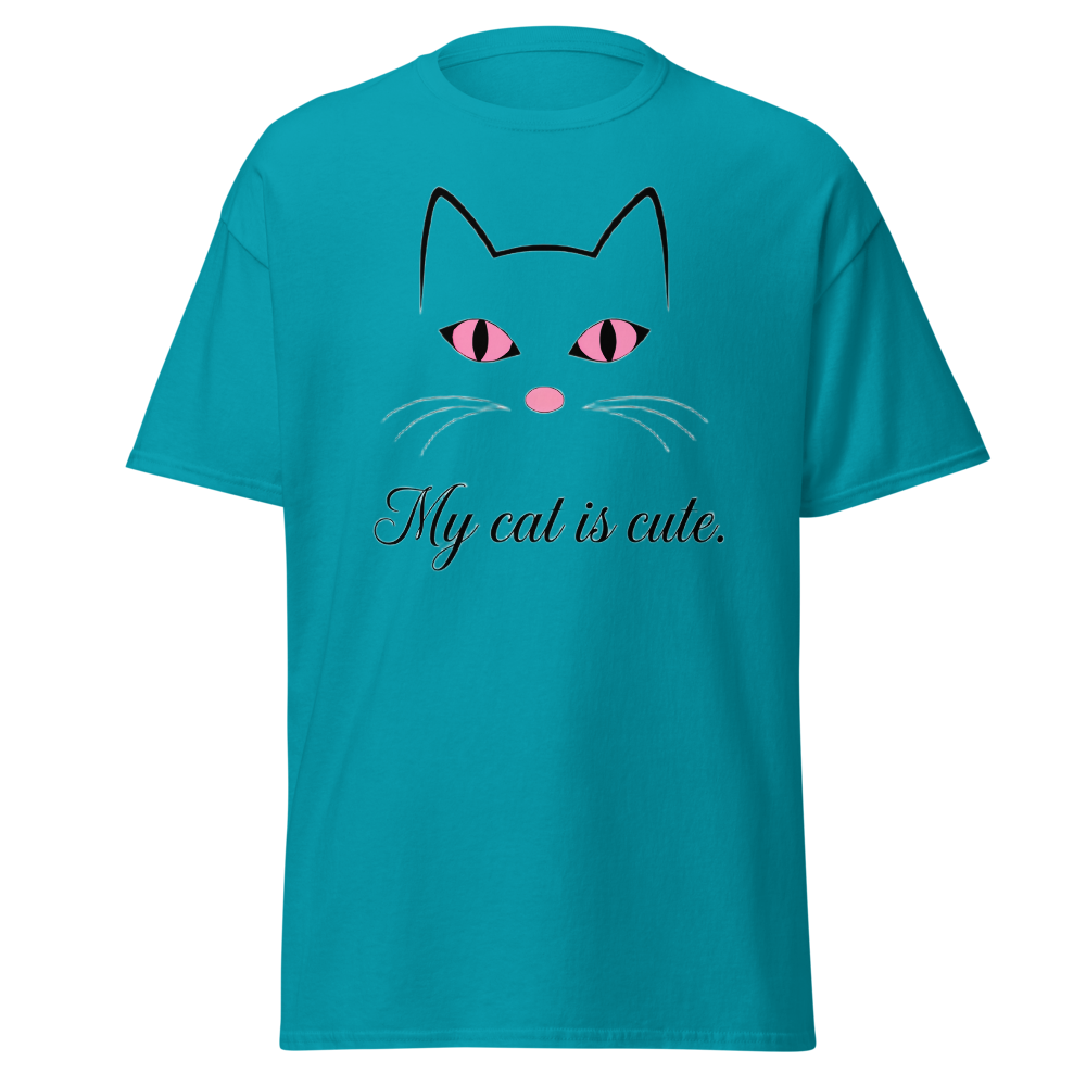 My Cute Cat - Minimalist Pink Eyes Tee