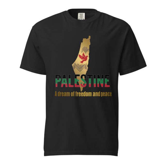 Palestine Keffiyeh & Tatreez Streetwear T-Shirt