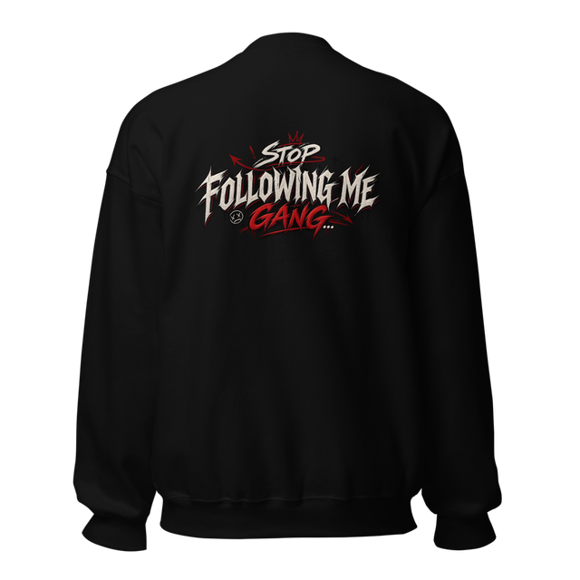 Unisex Crew Neck Sweatshirt design in back & front