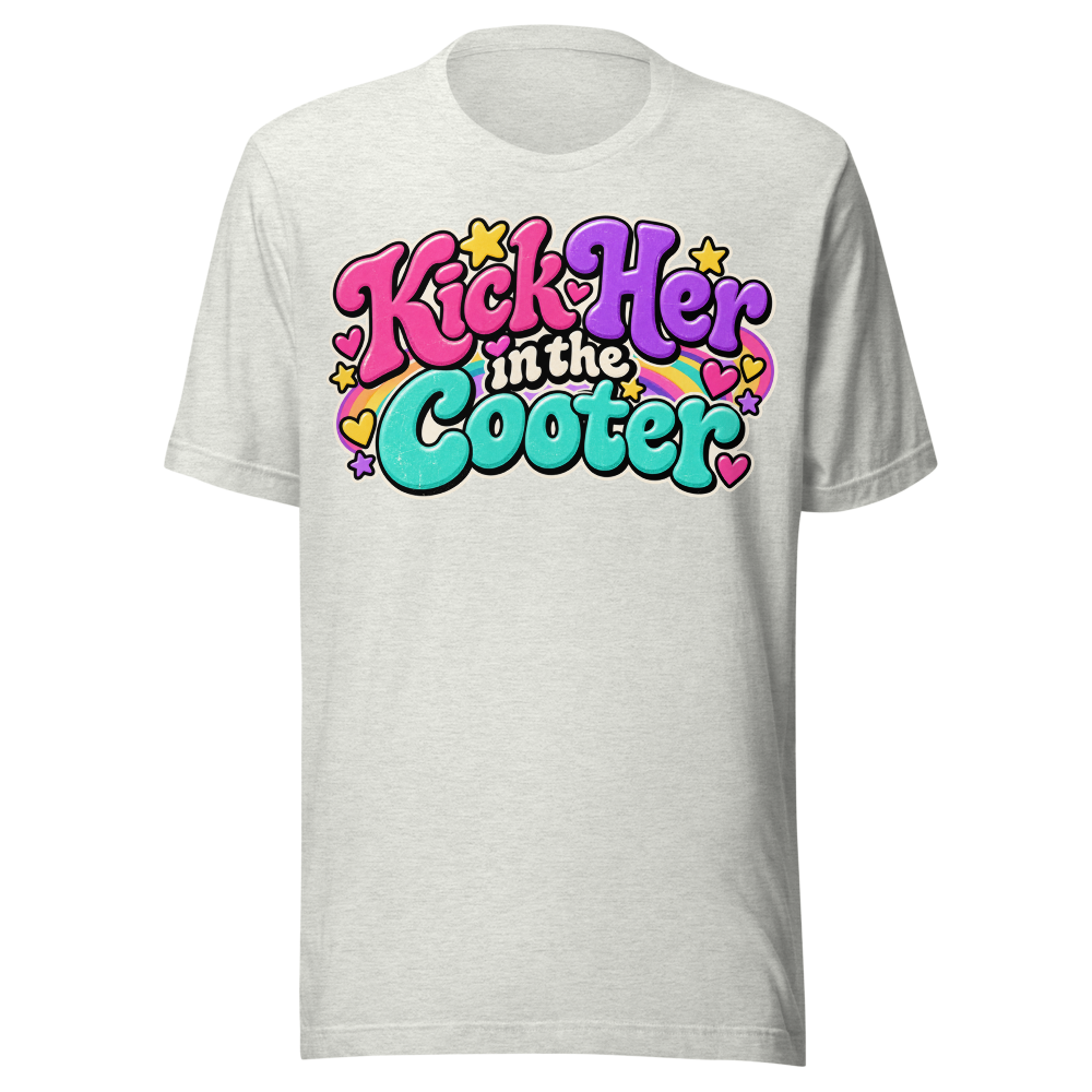 Retro Bubble Hearts Colorburst uni