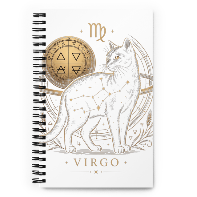 Virgo Spiral Notebook