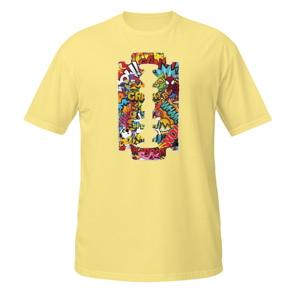 Graffiti Razor Blade Pop Art Tee