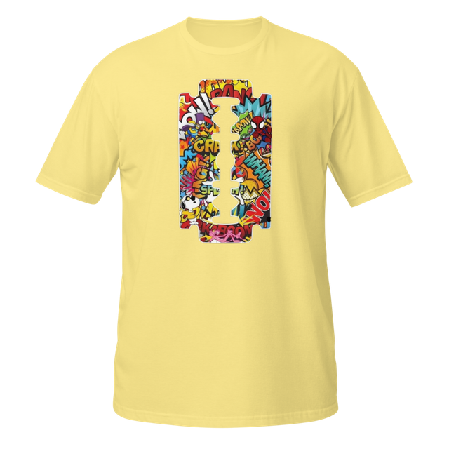 Graffiti Razor Blade Pop Art Tee