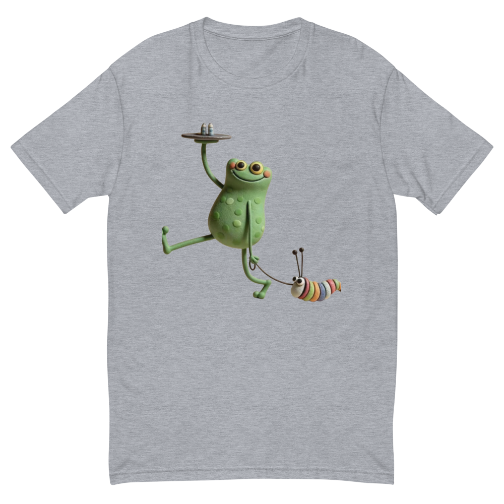 Funny Frog Walking T-Shirt - Cute Graphic Tee