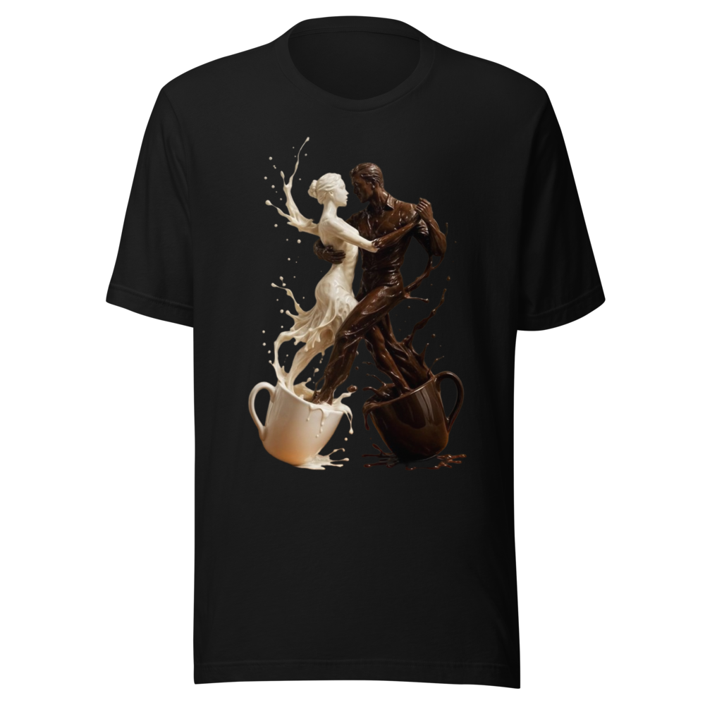 Coffee Milk Dance Art T-Shirt