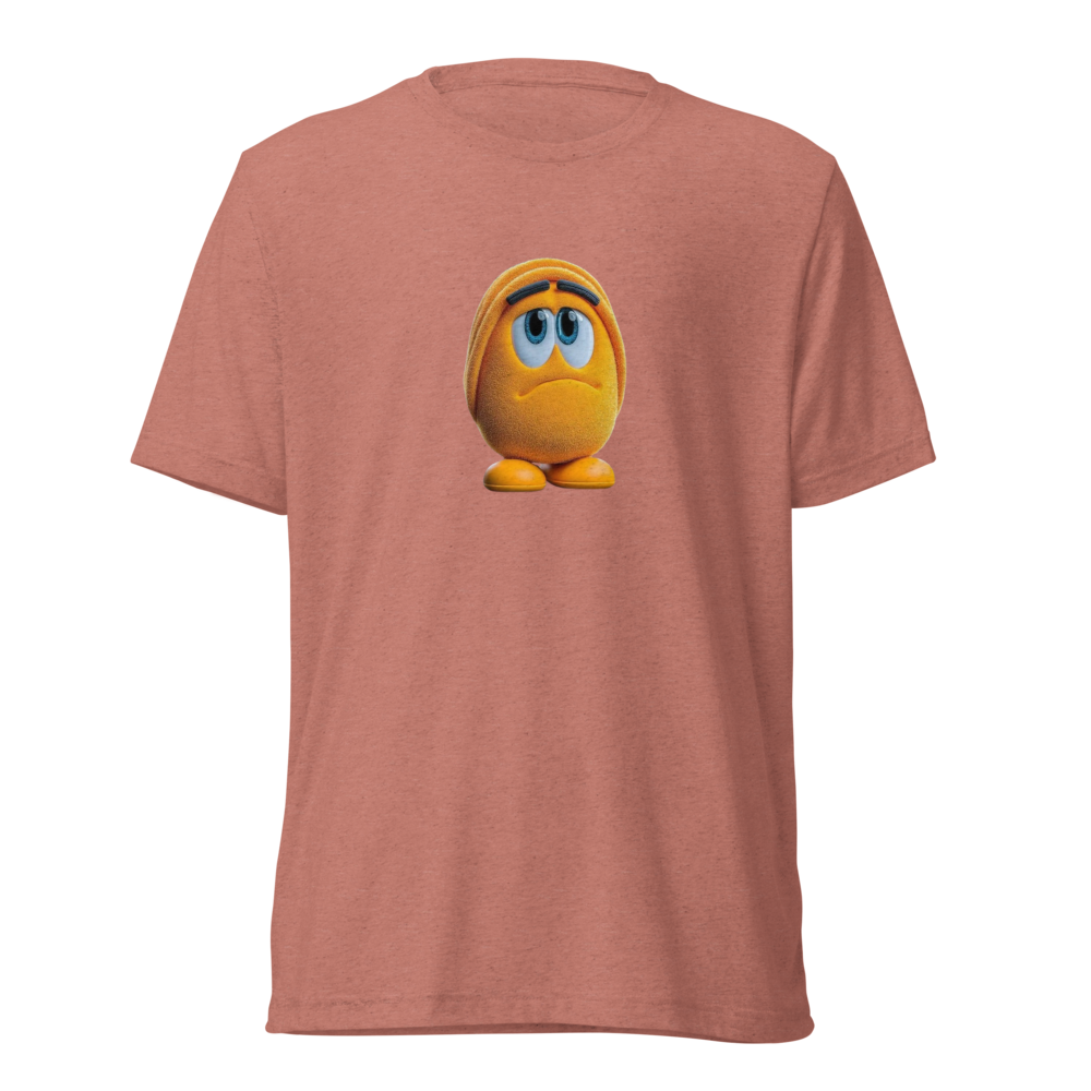 Cute Cartoon Unisex Tri-Blend T-Shirt - Bella 3413