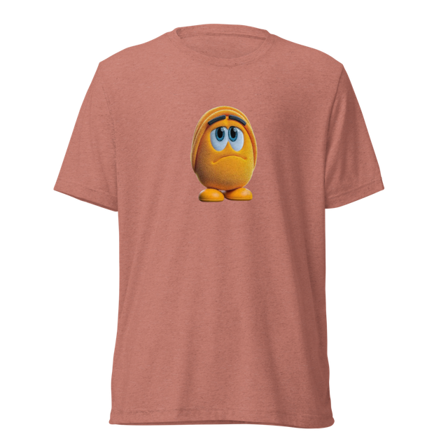 Cute Cartoon Unisex Tri-Blend T-Shirt - Bella 3413