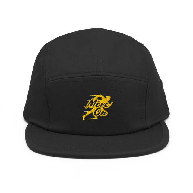 Move On Embroidered 5 Panel Cap Yupoong 7005
