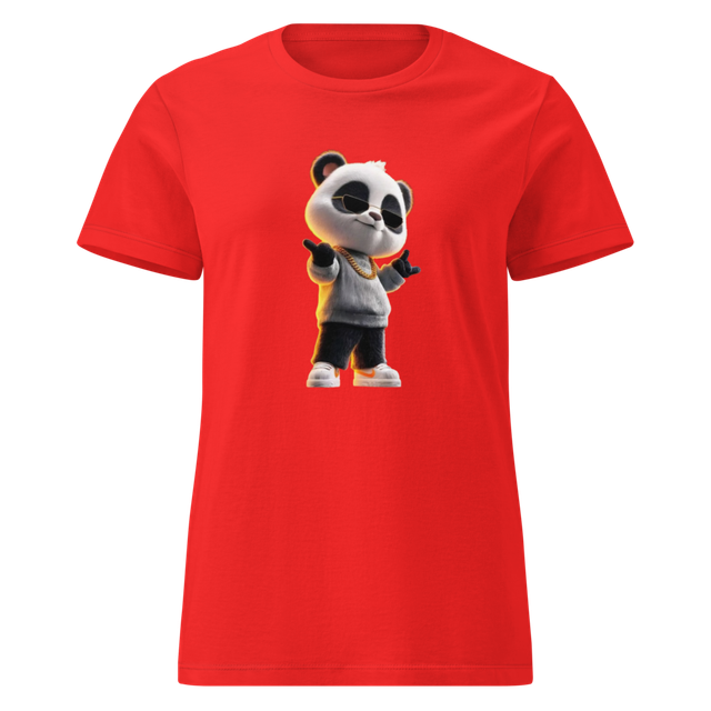 Cute Panda Hip Hop Women's T-Shirt