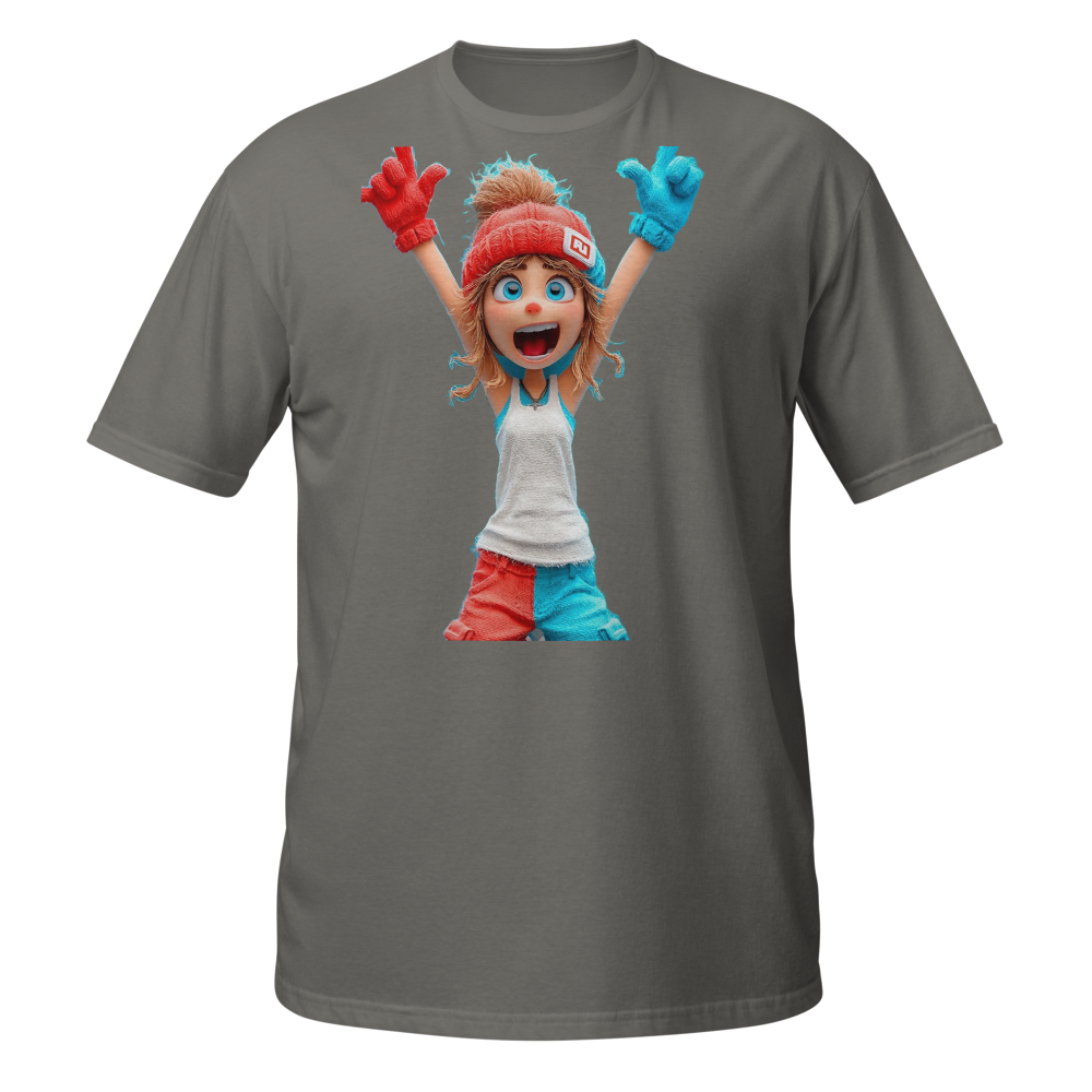 Funny Cartoon Character Unisex T-Shirt | Gildan 64