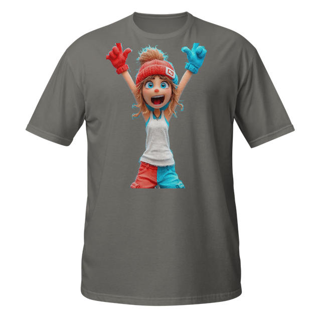 Funny Cartoon Character Unisex T-Shirt | Gildan 64