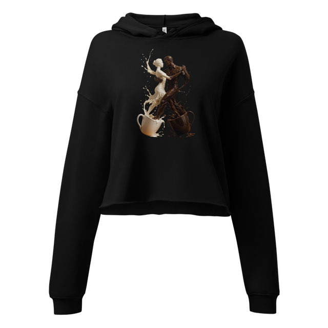 Coffee Milk Dance Cropped Hoodie