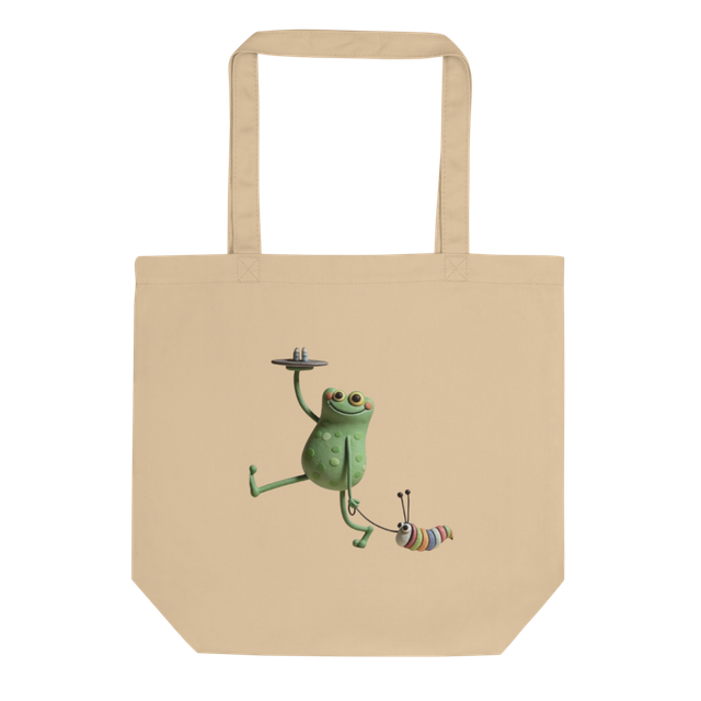 This Cute Frog Eco Tote Bag is perfect for people
