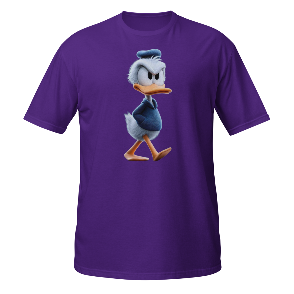 Unisex Basic Softstyle Donald Duck Cartoon Graphic