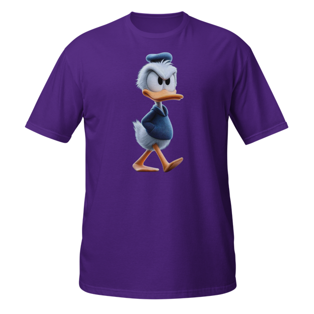 Unisex Basic Softstyle Donald Duck Cartoon Graphic