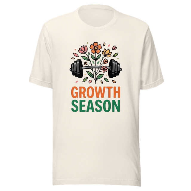 Growth Season Gym Shirt – Floral Workout Fitness