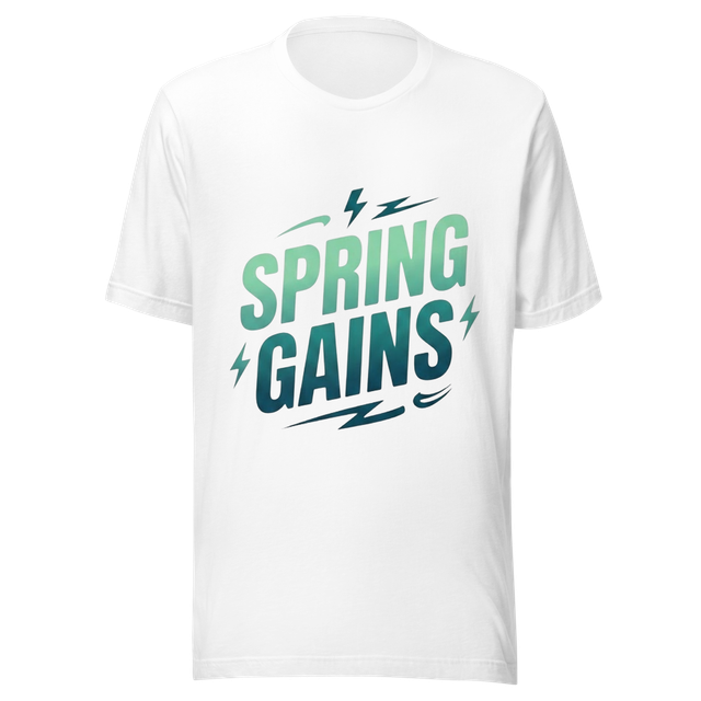 Spring Gains Fitness Workout Shirt