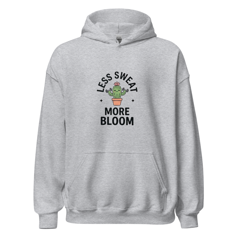 Less Sweat More Bloom Gym Hoodie – Botanical Fitne